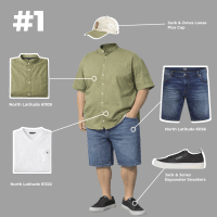 Wat draag je deze lente? 4 eenvoudige outfits voor mannen in grote maten