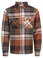 Jack & Jones Darren Flannel Overshirt bruin