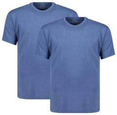 Adamo 129420 T-shirt 2-pack Denimblauw