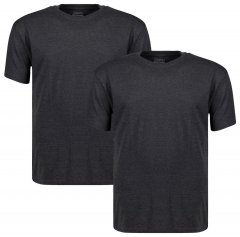 Adamo 129420 T-shirt 2-pack Donkergrijs melange