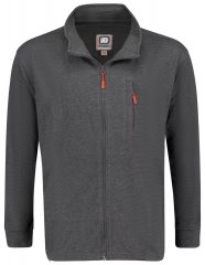 Adamo 159114 Ottoman Vest met rits Donkergrijs
