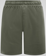 D555 Mitchell 1 Stretch Shorts met Elastische Taille Khaki