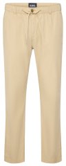 North Latitude 51142 linnen broek beige