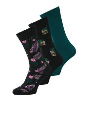 Jack & Jones Pineapple Skulls Sokken Zwart 3-pack