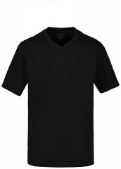 JP1880 702415 T-shirt met V-hals Zwart