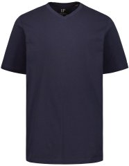 JP1880 702415 T-shirt met V-hals Donkerblauw