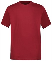 JP1880 702558 T-shirt met ronde hals Donkerrood