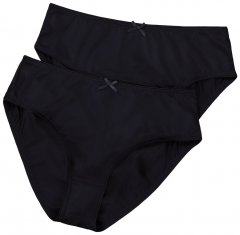 Ulla Popken 781658 Slips 2-pack Zwart