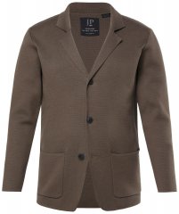 JP1880 Milano Flexnamic Gebreid colbert Kakibruin