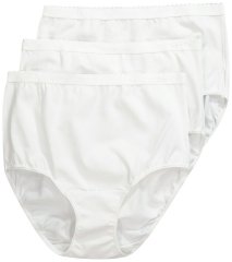 Ulla Popken 795269 Slips met hoge taille 3-pack Wit