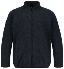 Jay-Pi 802394 Gebreid fleecejack Donkerblauw