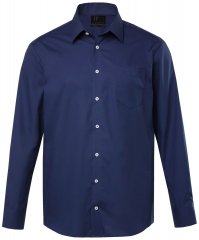JP1880 804890 Strijkvrij business-overhemd lange mouw Donkerblauw TALL