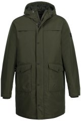 JP1880 808794 Lang parka Olijfgroen
