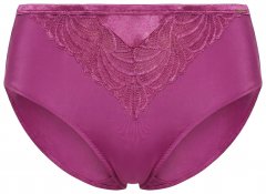 Ulla Popken 811602 Slips met kant Donkerpaars