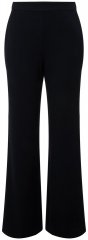 Ulla Popken 813306 Wijde pantalon met elastische taille Donkerblauw