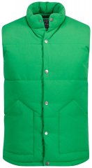 JP1880 818980 Bodywarmer gewatteerd van katoenmix Lichtgroen