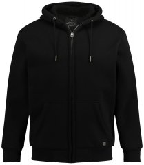 JP1880 820464 Hoodie jack met teddyvoering Zwart TALL