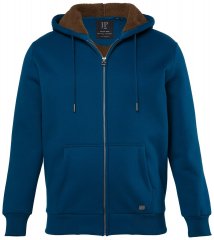 JP1880 820464 Hoodie jack met teddyvoering Inktblauw TALL