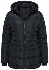 Ulla Popken 820889 Gewatteerde jas Zwart