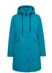 Ulla Popken 821495 Functionele jas Turquoise