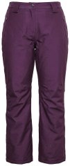 Ulla Popken 822018 Waterdichte functionele broek met fleecevoering Pruim