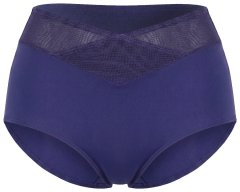Ulla Popken 825676 Corrigerende slip met hoge taille Koningsblauw