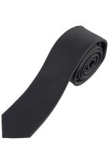 JP1880 828309 Zijden stropdas extra lang Zwart