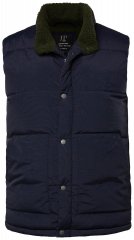 JP1880 831193 Bodywarmer met teddyvoering Donkerblauw