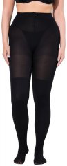 Ulla Popken 831196 Overknee kousen 80 den Zwart