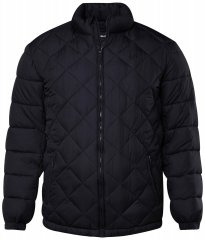 Men+ 494 Gewatteerd jack met opstaande kraag Donkerblauw