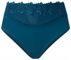 Ulla Popken 832864 Strings met kant Petrol