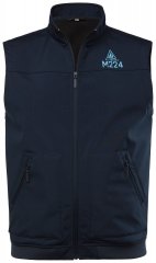 Men+ 414 Softshell bodywarmer met opstaande kraag Donkerblauw