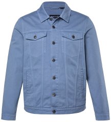 Men+ 446 Spijkerjas met borstzakken Denimblauw