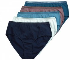 Ulla Popken 835618 Slips 5-pack Gebroken wit
