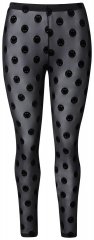Ulla Popken 837949 Bedrukte panty legging Zwart