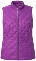 Ulla Popken 840047 Waterafstotend gewatteerd vest Lila