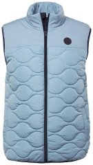 Boston Park 099 Bodywarmer gewatteerd met synthetisch dons Lichtblauw