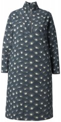 Ulla Popken 843506 Bedrukte sweatjurk Zwart