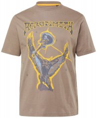 JP1880 844644 Aerosmith T-shirt Donkertaupe