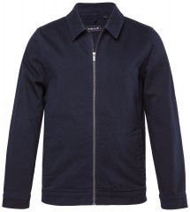 Men+ 876 Spijkerjas met rits Donkerblauw