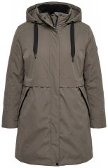 Ulla Popken 845111 Parka Donkergroen