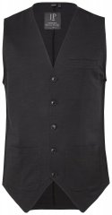 JP1880 846089 Sweat gilet Zwart