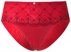 Ulla Popken 846235 Hipsters met kant Rood