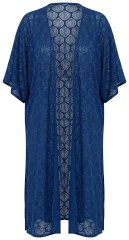 Ulla Popken 847654 Bedrukte jurk Donkerblauw