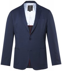 JP1880 851032 Colbert met lichte halve voering Donkerblauw