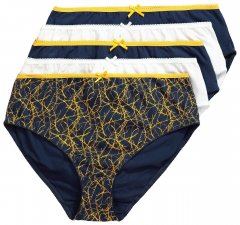 Ulla Popken 852670 Slips 5-pack Donkerblauw