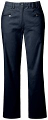 Ulla Popken 854987 Warme stretchbroek met comfortband Donkerblauw