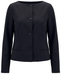Ulla Popken 855136 Stretch blazer Zwart