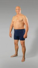 20 Nodi 935 Combed Cotton Jersey Boxer with Front Button Fly Navy