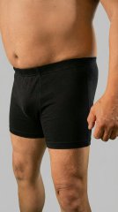 20 Nodi 978 Stretch Cotton Boxer with Internal Elastic Band Black